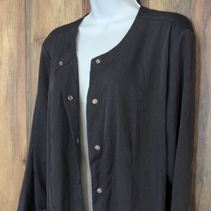 HH Works Healing Hands Gray Utility Jacket Scrubs Coat XL                   V191